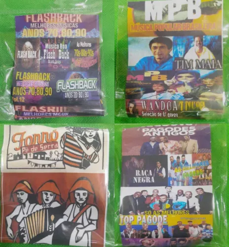 Pendrive Gravado + 500 Músicas - Entrega Grátis