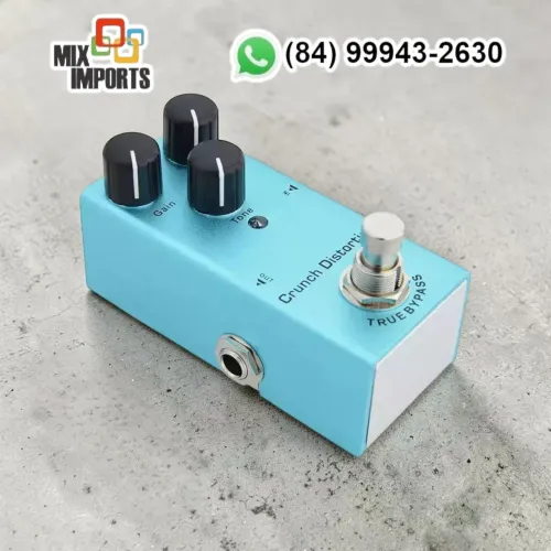 Pedal de Guitarra Distorção Crunch (Novo)