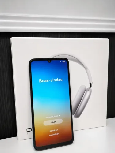 Galaxy A06 128GB Completo, Pouco Uso, Sem Marcas, Com Capa e Película