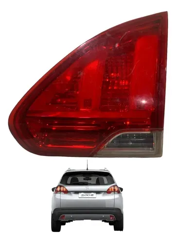 Lanterna Tampa Traseira Direita Peugeot 2008 2015 A 2022 Direito/passageiro Vermelho
