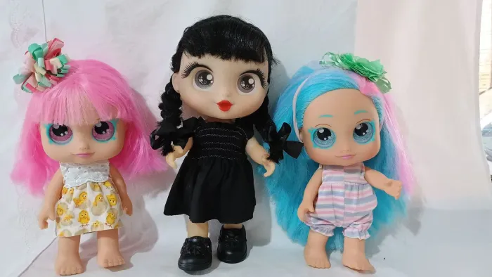 Trio de bonecas encantadoras aproximadamente 30 cm de altura