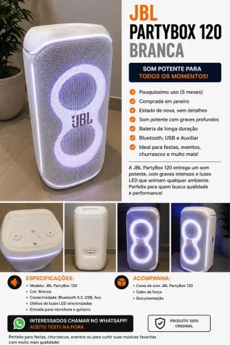 JBL edição limitada branca