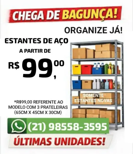 Estantes de Aço
