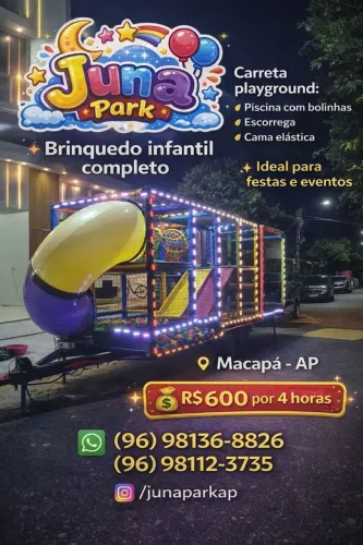 Aluguel de brinquedo infantil completo