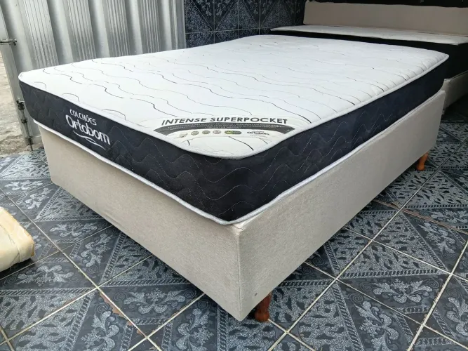 Cama casal molas ensacadas