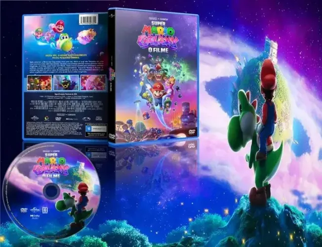 MARIO GALAXY O FILME DVD