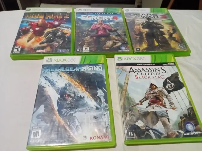 Jogos originais de xbox 360