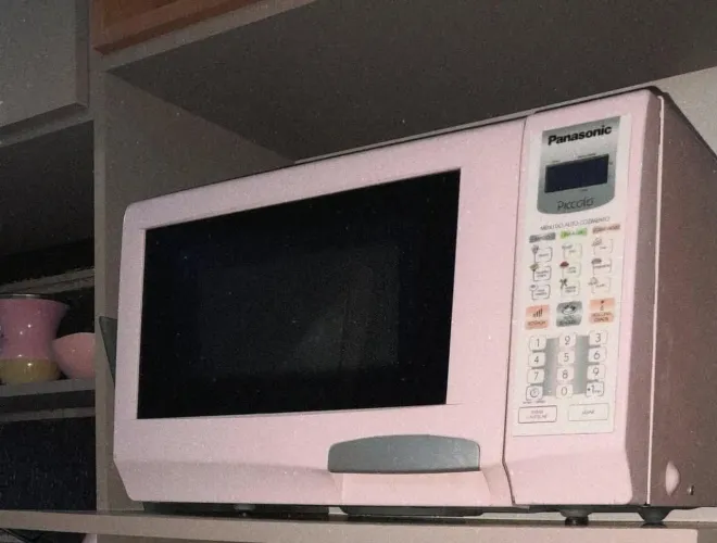 Microondas rosa