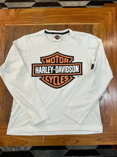 Camisa Harley Davidson Hd 01 Feminina Manga Longa