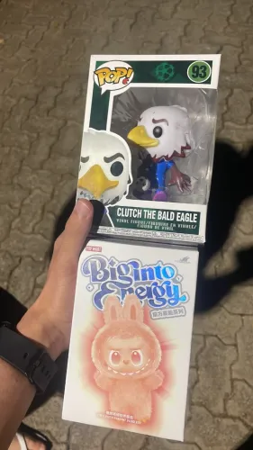 Labubu The Monsters Big Into Energy + Funko Pop Clutch Bald Eagle #93