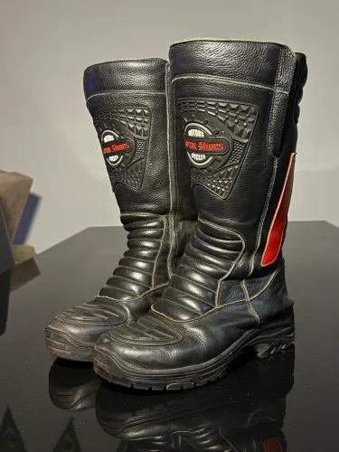 Bota Motociclista Atron Shoes de couro
