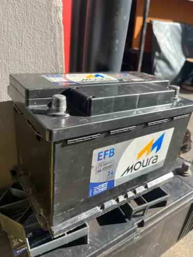 BATERIA MOURA 72EFB ? SEMI NOVA ?