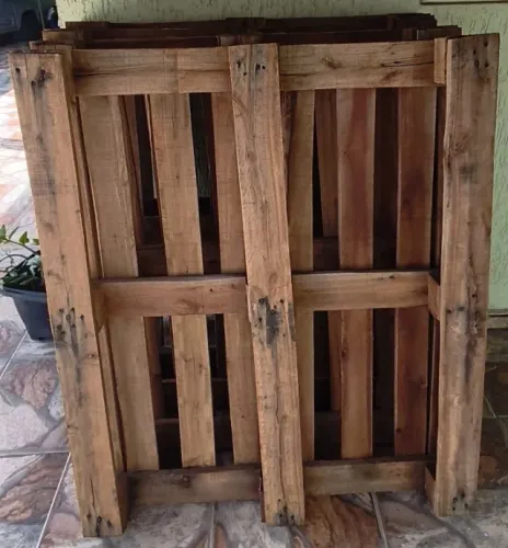 Pallet Madeira 1,00x1,20 Padrão Longarina Kit 4