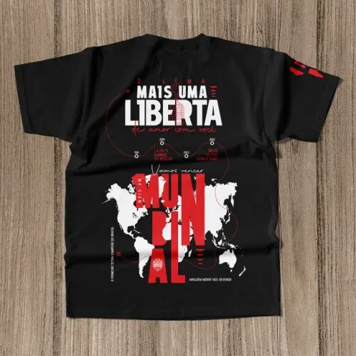 Camisa Flamengo Preta - Tetra da Libertadores