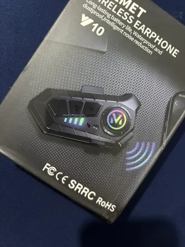 ? Intercomunicador Bluetooth V10 para Capacete - Lacrado
