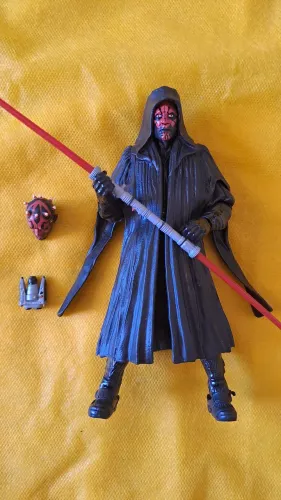 MT Darth Maul 15cm Star Wars Black Bootleg Filme de 1999