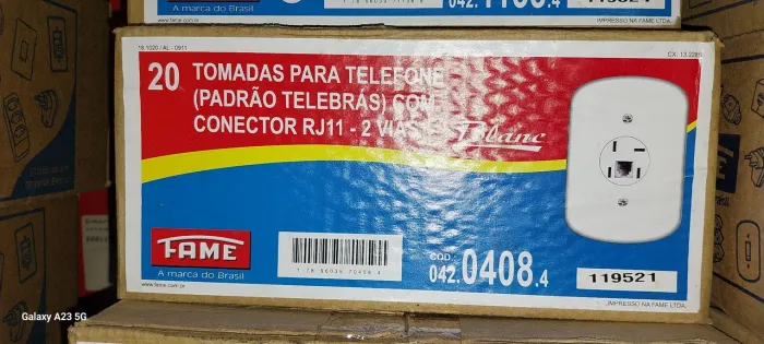 Tomada para telefone