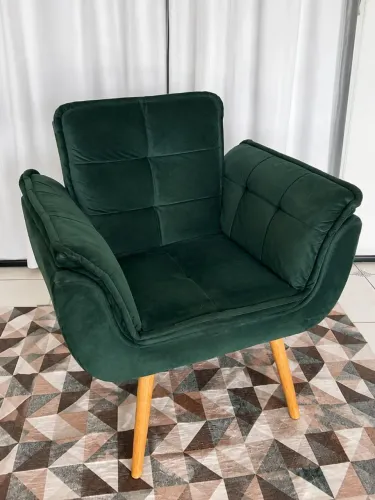 Poltronas premium em veludo 