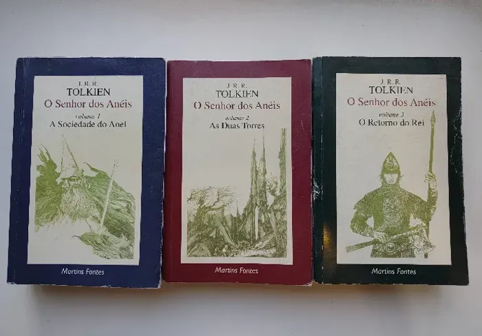 O SENHOR DOS ANÉIS - J. R. R. Tolkien - 1ª EDIÇÃO BRASILEIRA - MARTINS FONTES - 1994