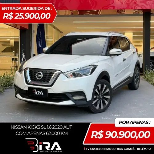 BARATO! Nissan Kicks SL 1.6 16V Flexstar 5P Aut. 2020