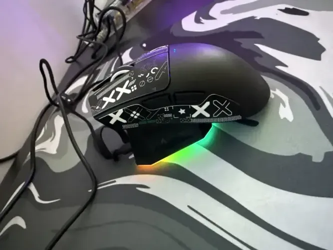 Mouse Attack Shark X11 Preto Sem Fio Bluetooth para PC e Notebook