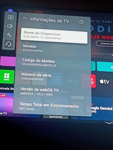 Tv LG 65 polegadas smart