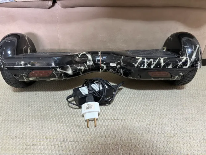 Hoverboard Mibo 6,5 Smartbalance  Preto Raio (Com bluetooth, BATERIA NOVA, e Carregador)
