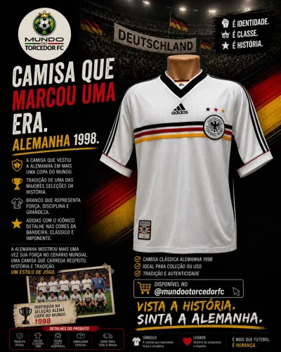 Camisa Alemanha 1998 (original da época)