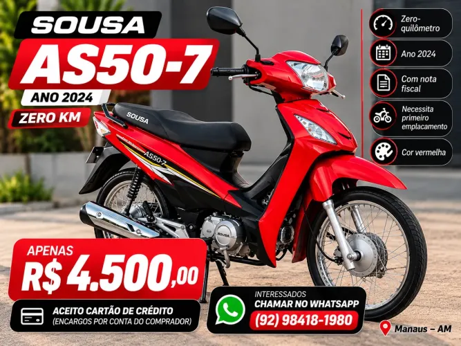 Sousa Motos AS 50 CC Street 2024