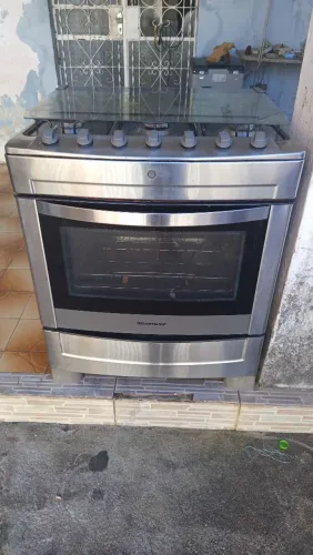 Fogão inox Brastemp