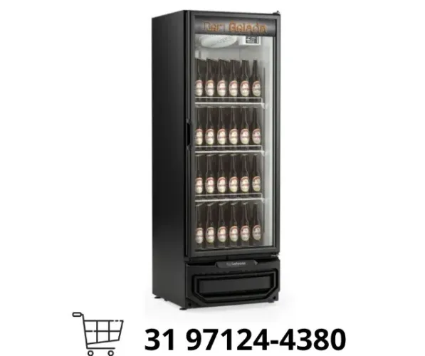 Cervejeira 410 litros Porta de Vidro Gelopar