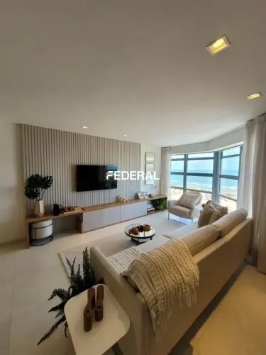 Apartamento à venda com 104m² e 2 suítes no melhor trecho da Av. Boa Viagem-Pina