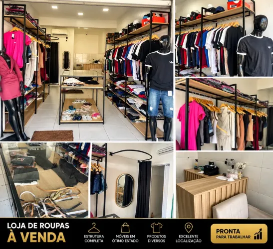 VENDO LOJA DE ROUPA COM ALUGUEL JÁ PAGO !!