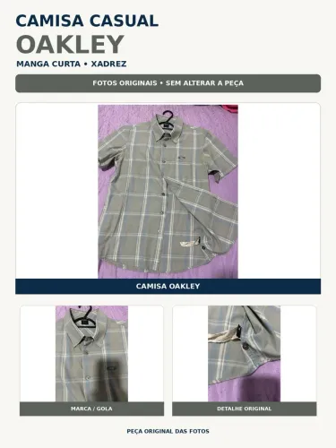 Camisa social oakley original tamanho 40/42