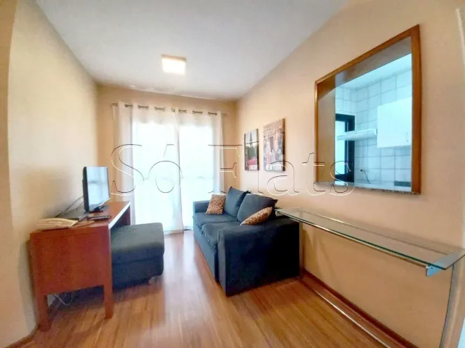 Flat Adagio Berrini para locação com 63m² contendo 2 dormitório e 1 vaga de garagem.
