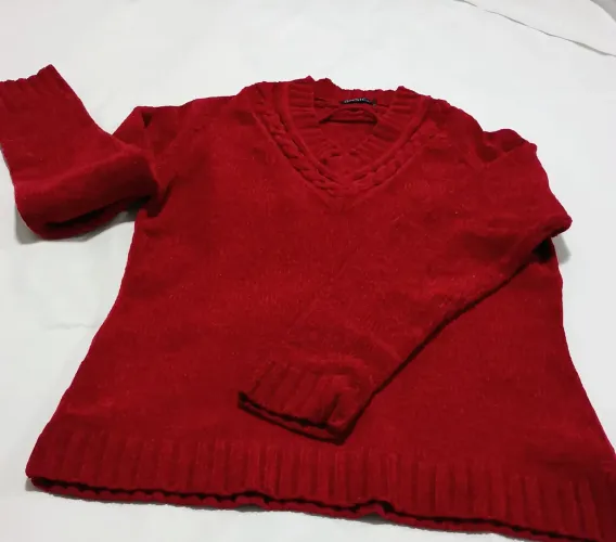 Blusa Vermelha de Frio 100% acrílico ideal para as cidades ou Países de frio