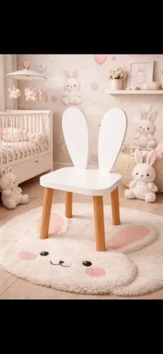 Cadeira infantil Orelha de coelho 55cm