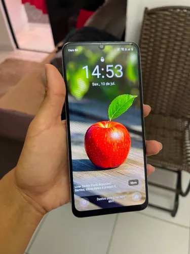 realme Note 50, modelo RMX3834, com a tela trincado mas está pegando todo perfeitamente