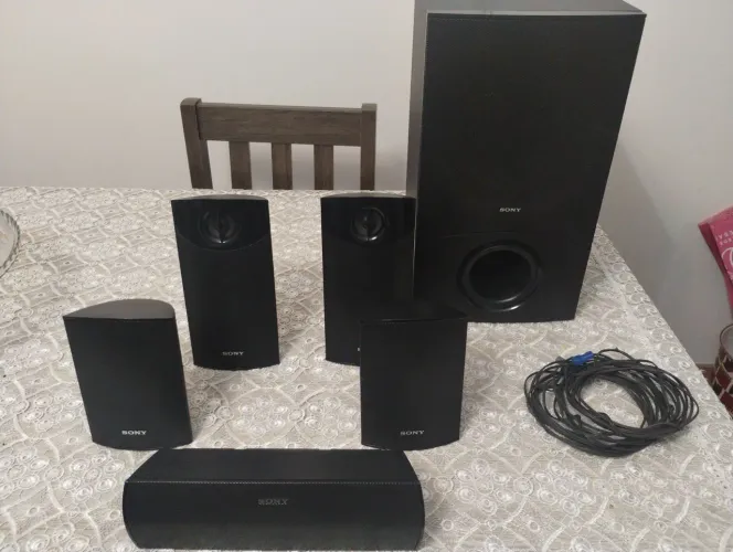 Caixas acústicas para sistema de home theater - Sony