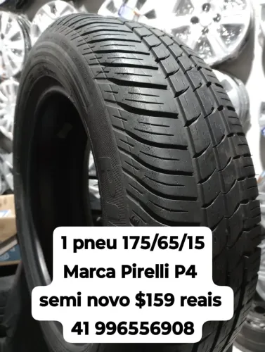 Pneu 175/65/15 marca Pirelli P4 $159 reais só tenho 1 pneu em perfeito estado