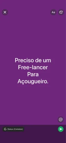 Preciso de um açougueiro 