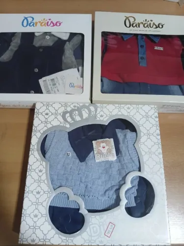 Saída maternidade kit 3 peças
