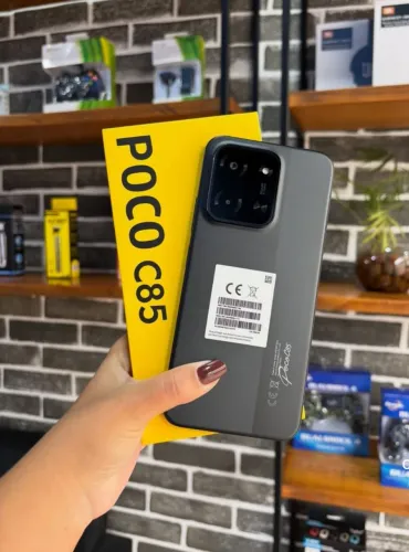 XIAOMI POCO C85 NFC 256/8 PRETO E VERDE