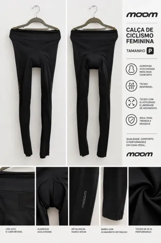 Calça Feminina de Ciclismo Moom
