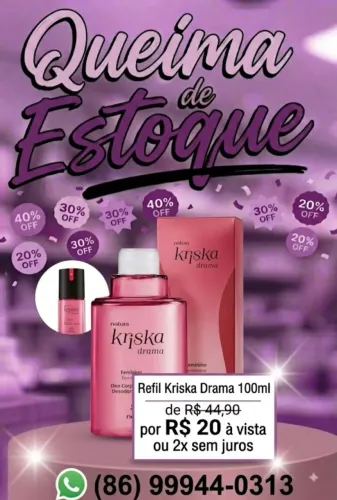 Refil Kriska Drama Desodorante