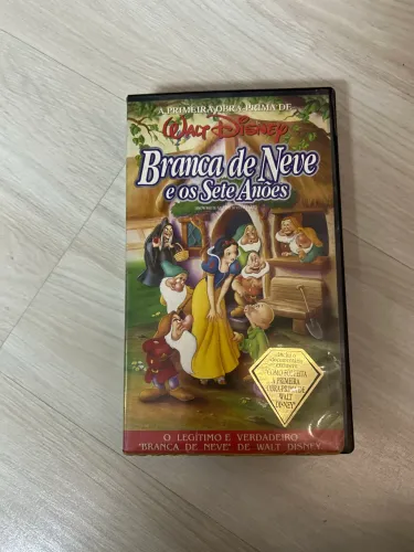 VHS Branca de Neve e os Sete Anões Disney Original Dublado