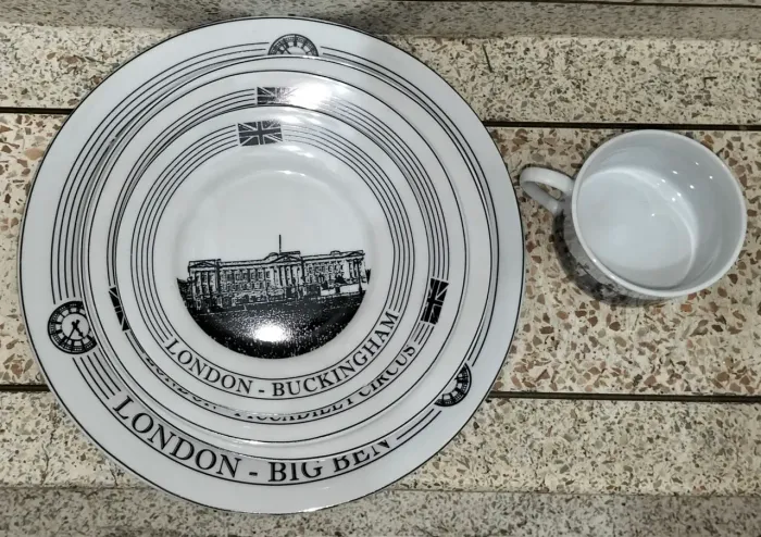 Conjunto de Louça de Porcelana Casa Moda - Coleção Londres (5 Peças)