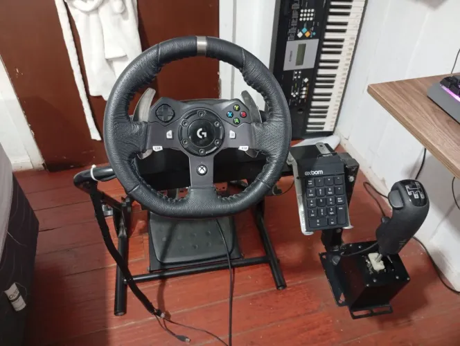 Volante g920 com cockpit 