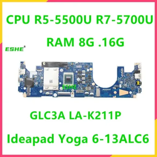 Placa mãe lenovo yoga 6 ryzen 5 5500u
