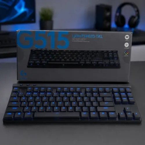 Teclado Logitech G515 Lightspeed TKL / Poucos Meses de Uso, C/ Nota